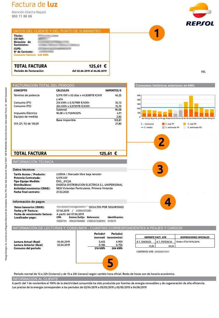 Factura Repsol C Mo Descargar La Factura Electr Nica Pasos