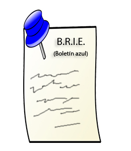 Boletín azul