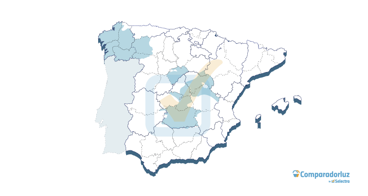 Áreas en las que opera Unión Fenosa Distribución