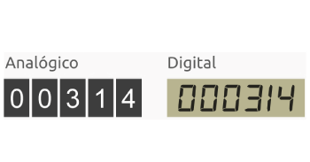 contador de luz analógico vs contador digital