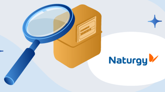 lectura contador de gas de Naturgy